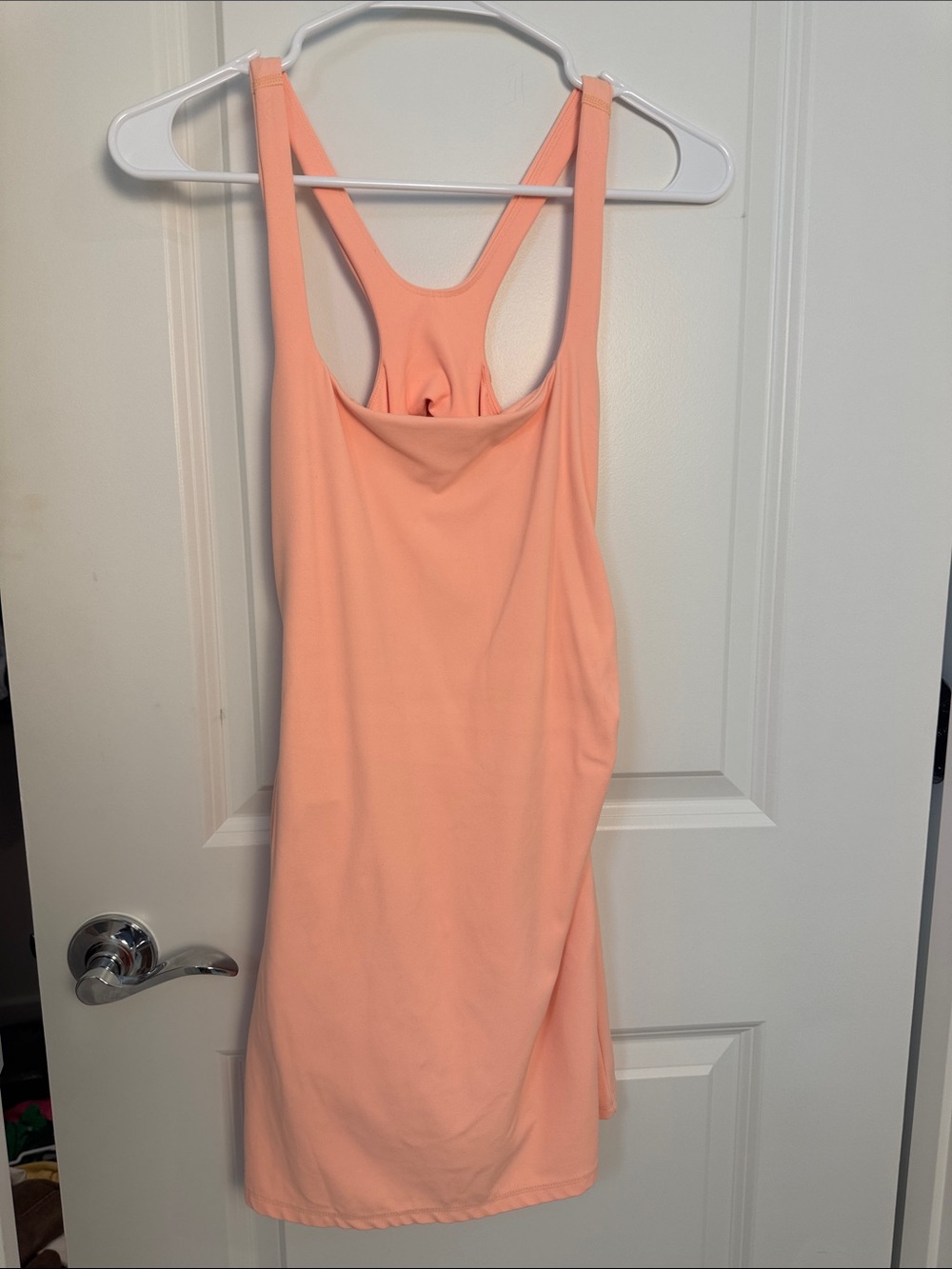 FP Movement by Free People Peach Racerback Romper Dress